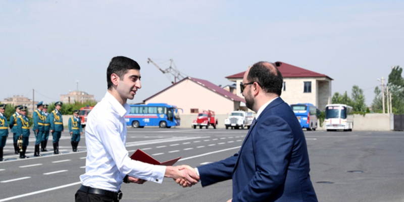 Արայիկ Հարությունյանը դիպլոմներ է հանձնել ՃԿՊԱ շրջանավարտներին