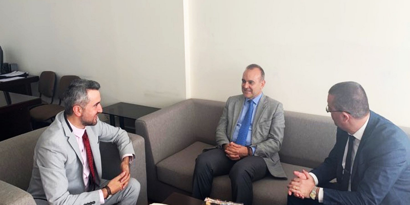 ՀՀ ԿԳՄՍ նախարարի տեղակալ Արայիկ Խզմալյանն ընդունել է ՀՀ-ում Իտալիայի արտակարգ և լիազոր դեսպան Վինչենցո Դել Մոնակոյին