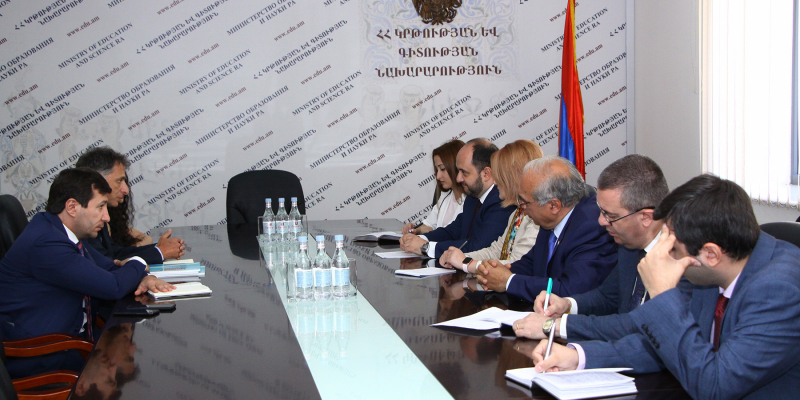Կրթության ոլորտում հայ֊իսրայելական համագործակցության նոր հնարավորություններ. ԿԳՄՍ նախարարն ընդունել է Իսրայելի դեսպանին