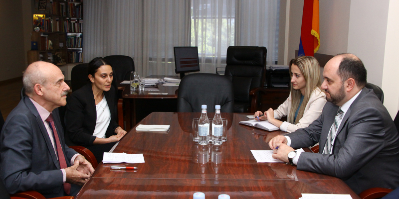 ԿԳՄՍ նախարարն ընդունել է Գերմանիայի արտակարգ և լիազոր դեսպանին