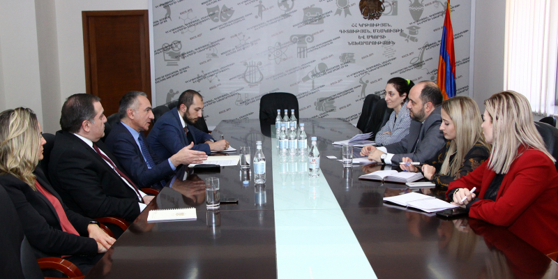 ՀՀ ԿԳՄՍ նախարարն ընդունել է Վրաստանի իր գործընկերոջը