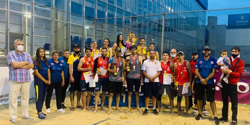 The champions of the Armenian men's and women's beach volleyball championships are known