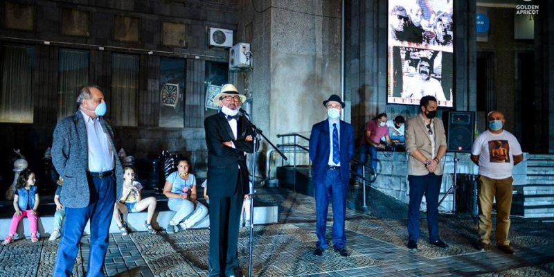 Hrant Matevosyan and Aghasi Ayvazyan stars adorn Charles Aznavour Square