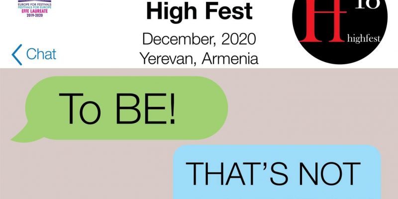 «ՀայՖեստ» 18-րդ միջազգային թատերական փառատոնն այս տարի կանցկացվի «Լինե´լ․ սա խնդիր չէ» կարգախոսով և առցանց