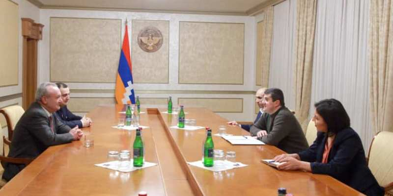 ԱՀ նախագահ Արայիկ Հարությունյանն ընդունել է ՀՀ ԿԳՄՍ նախարար Վահրամ Դումանյանին