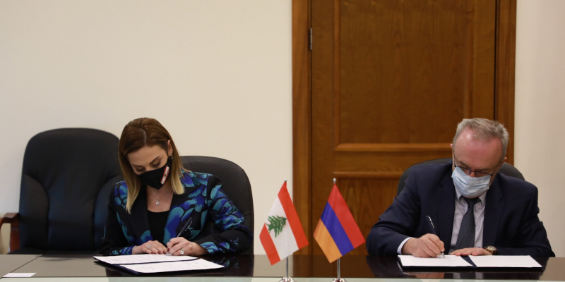 Letter of intent for cooperation is signed between the RA Ministry of Education, Science, Culture and Sports and the Ministry of Youth and Sports of the Lebanese Republic