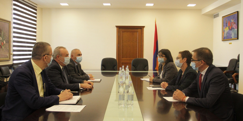 Vahram Dumanyan receives the newly appointed Ambassador Extraordinary and Plenipotentiary of France to Armenia