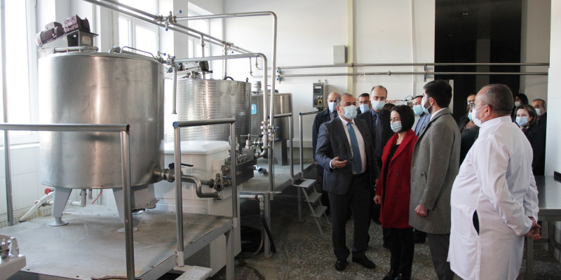 ՀԱԱՀ-ի Բալահովիտի տնտեսությունում բացվել է Կաթնամթերքի վարպետաց դպրոց