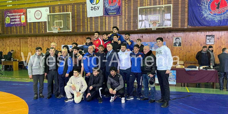 Ազատ ոճի ըմբիշները 10 մեդալ են նվաճել Խարկովի հուշամրցաշարում