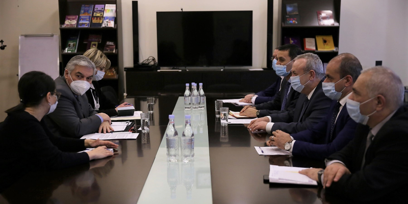 ESCS Minister receives USAID Mission Director for Armenia