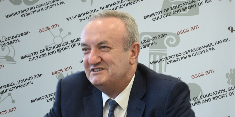 Поздравительное послание министра ОНКС Ваграма Думаняна по случаю Международного Дня спорта
