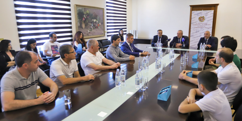 Վահրամ Դումանյան. «Կառավարությունը պատրաստ է նպաստել ձեր հետագա հաղթանակների արձանագրմանը»