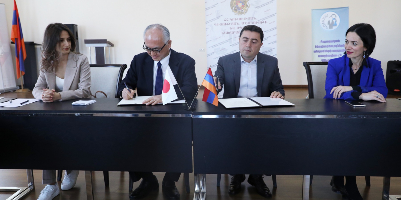 Equipment replenishment for the schools and kindergartens of Shirak region