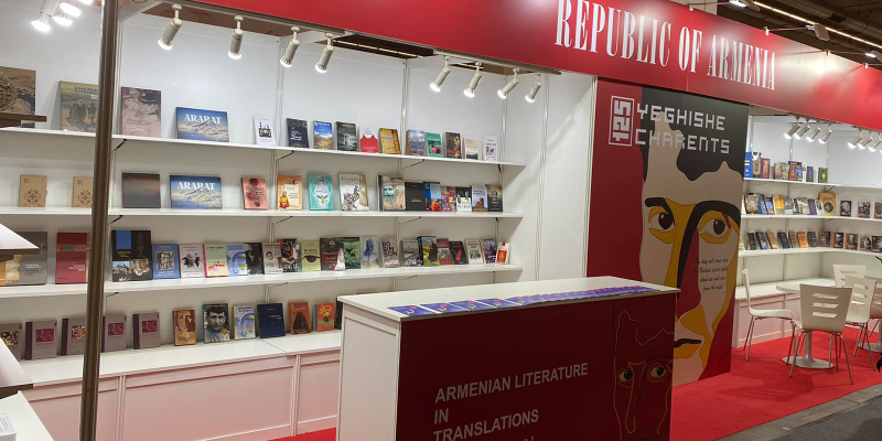 Armenia's pavilion at the Frankfurt International Book Fair is dedicated to Yeghishe Charents