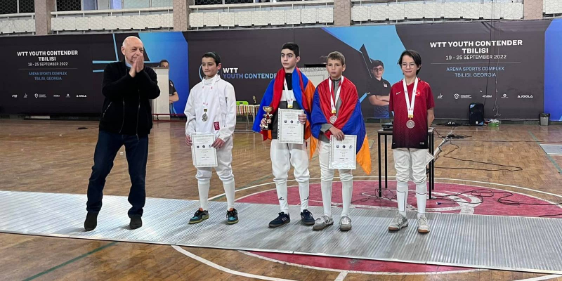 Պատանի սուսերամարտիկները 2 ոսկե և 3 բրոնզե մեդալ են նվաճել միջազգային մրցաշարերում