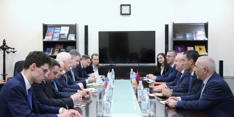 ԿԳՄՍ նախարար Վահրամ Դումանյանն ընդունել է ՌԴ պատվիրակությանը
