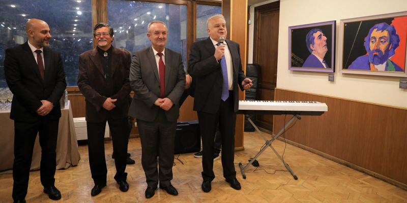 Վահրամ Դումանյանը ներկա է եղել ՀՀ ժողովրդական նկարիչ Անատոլի Ավետյանի անհատական ցուցահանդեսի բացմանը