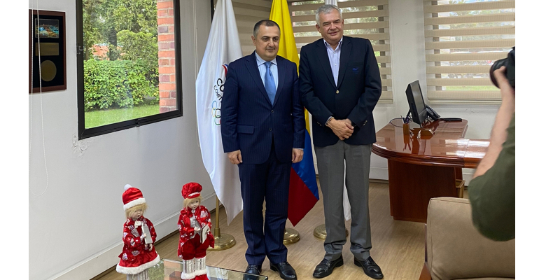 Prospects for cooperation with the Olympic Committee of Colombia are discussed
