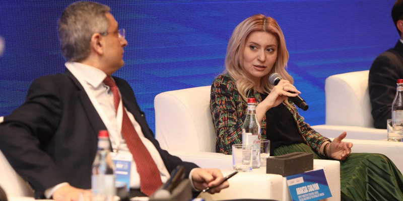 Deputy Minister Araksia Svajyan participates in the panel discussion of the “DigiTec 2022” Technological Summit