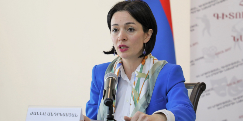 Ժաննա Անդրեասյանը ներկայացրել է կատարված և նախատեսվող ծրագրային աշխատանքները. ասուլիս