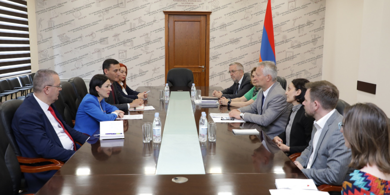ESCS Minister and Ambassador Extraordinary and Plenipotentiary of Germany to Armenia discuss issues of mutual interest
