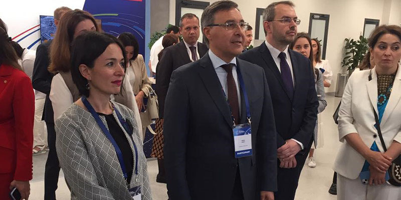 Zhanna Andreasyan meets with Minister of Science and Higher Education of the Russian Federation V. Falkov and Minister of Education S. Kravtsov