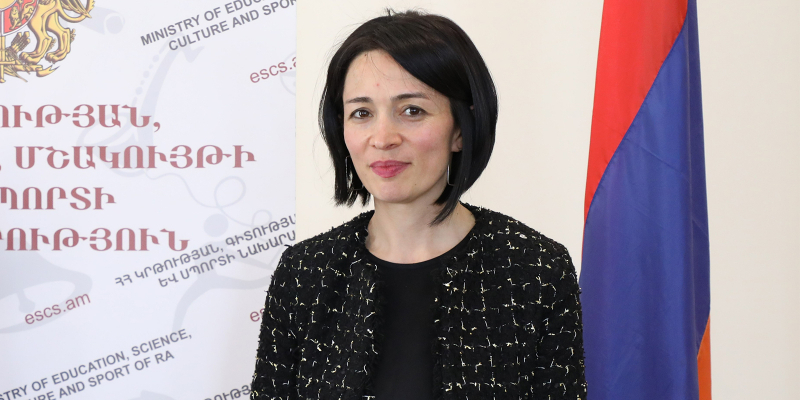 ԿԳՄՍ նախարար Ժաննա Անդրեասյանի շնորհավորական ուղերձը Թատրոնի միջազգային օրվա կապակցությամբ