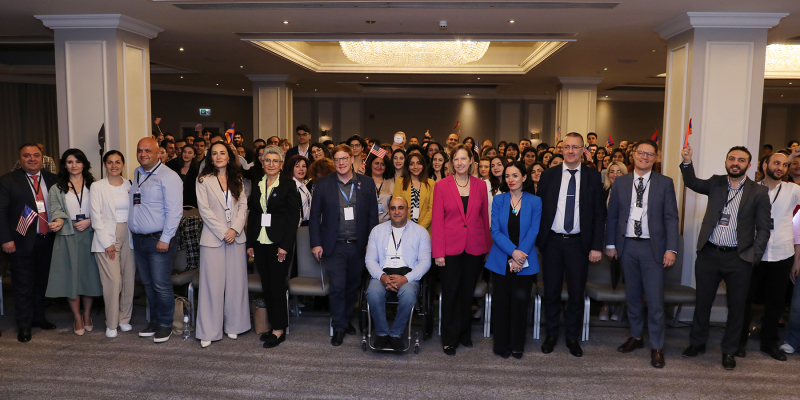 Zhanna Andresasyan participates in the "USG Alumni Armenia Uniting for Progress" Conference