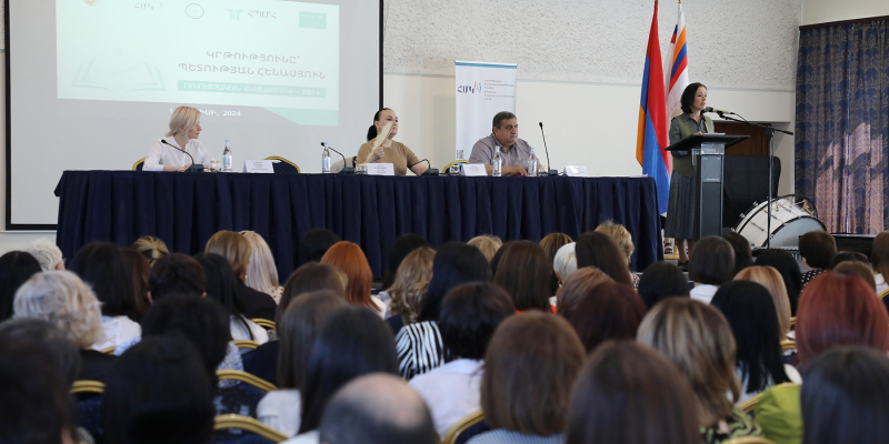 «Կարիք ունենք գտնելու երեխաներին պաշտպանելու լավագույն ձևերը». Ժաննա Անդրեասյանը մասնակցել է «Կրթությունը՝ պետության հենասյուն» խորագրով ուսուցչական համաժողովին