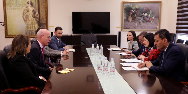 Ժաննա Անդրեասյանը հանդիպել է Բրիտանական խորհրդի տարածաշրջանային նորանշանակ տնօրեն Ադրիան Չեդվիքին