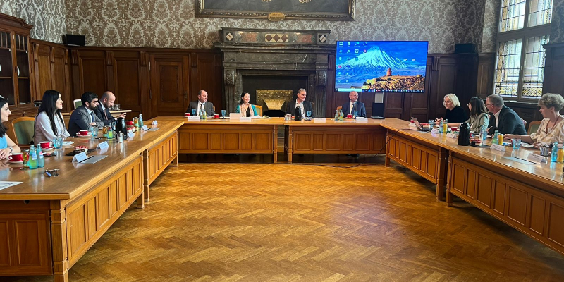 Cooperation prospects are discussed with the Mayor of Leipzig