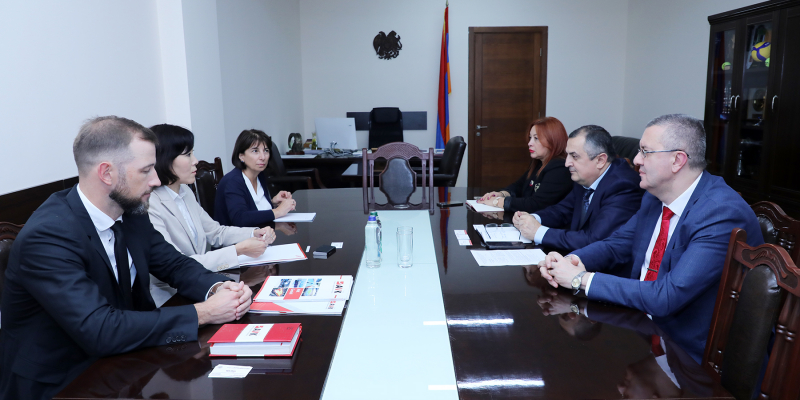 Քննարկվել են սպորտային եթակառուցվածքների բարելավման ուղղությամբ համագործակցության հնարավորությունները