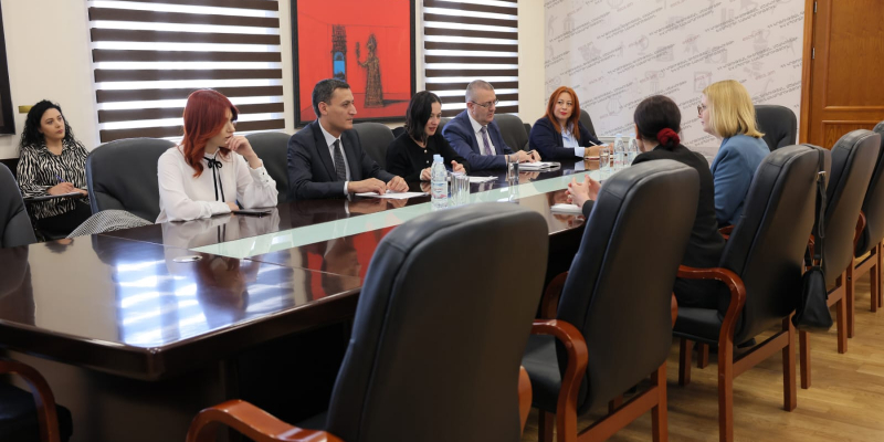 Zhanna Andreasyan receives the newly appointed Ambassador of the Federal Republic of Germany to Armenia Claudia Busch