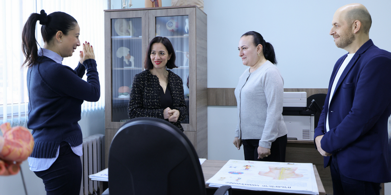 ՀՊՄՀ-ում հիմնվում է ԲՏՃՄ ոլորտի գերազանցության եզակի կենտրոն. Ժաննա Անդրեասյանը ծանոթացել է աշխատանքներին