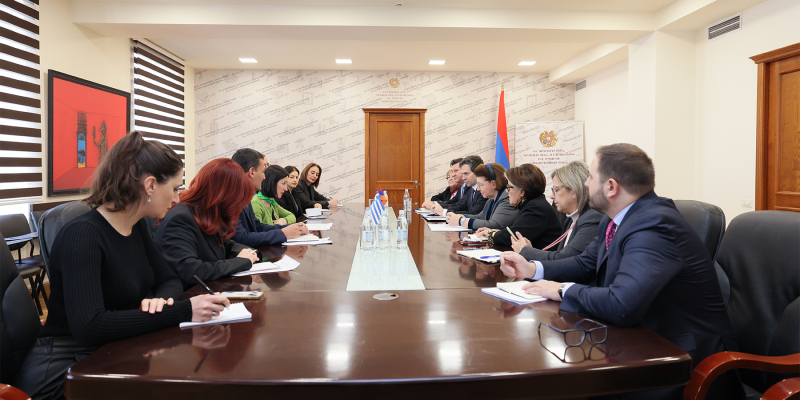 Minister of Culture of Greece is in Armenia: avenues of cooperation are discussed