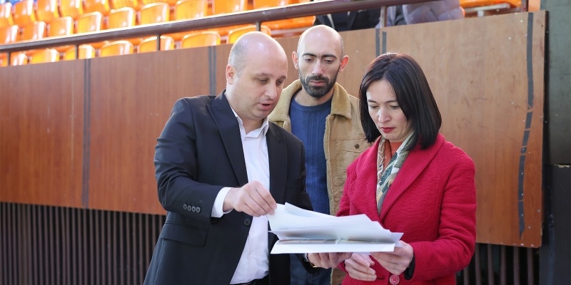 Նախարարն այցելել է Սպորտի կառավարման կենտրոնի ենթակայությամբ գործող «Միկա» մարզահամալիր