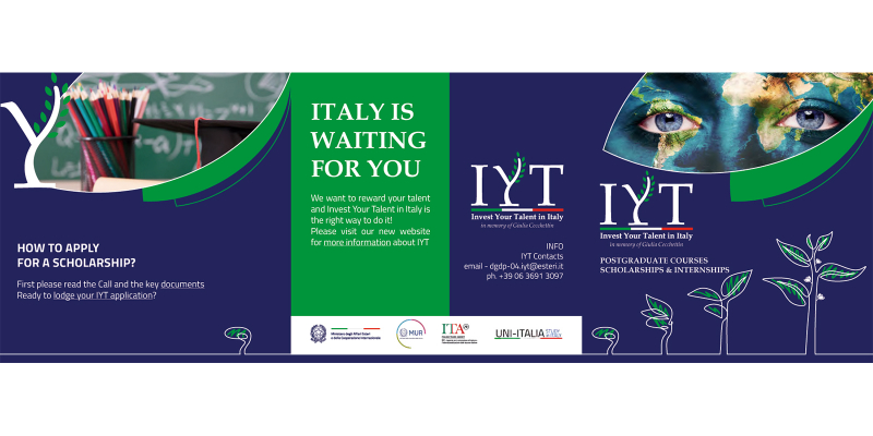 Invest Your Talent in Italy ծրագրին դիմելու հնարավորություն