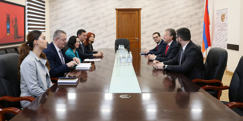 Zhanna Andreasyan receives the newly appointed Ambassador of Italy to Armenia