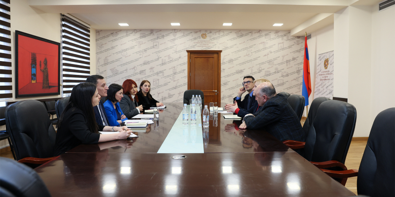 Prospects of cooperation are discussed with the Ambassador of the Republic of Estonia to Armenia