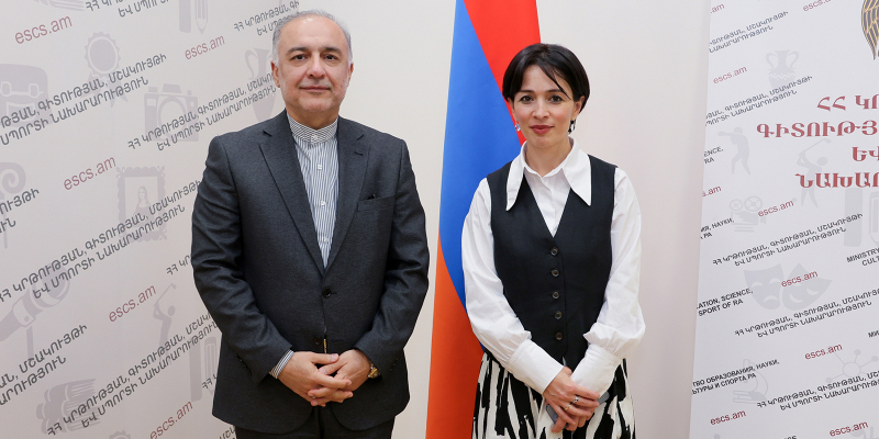 RA ESCS Minister receives the Ambassador of the Islamic Republic of Iran