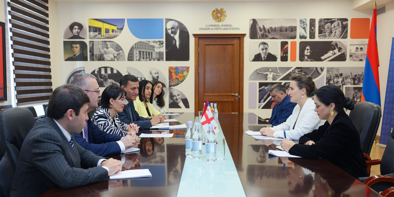 Ժաննա Անդրեասյանն ընդունել է Վրաստանի խորհրդարանի կրթության, գիտության և երիտասարդության հարցերի հանձնաժողովի նախագահին