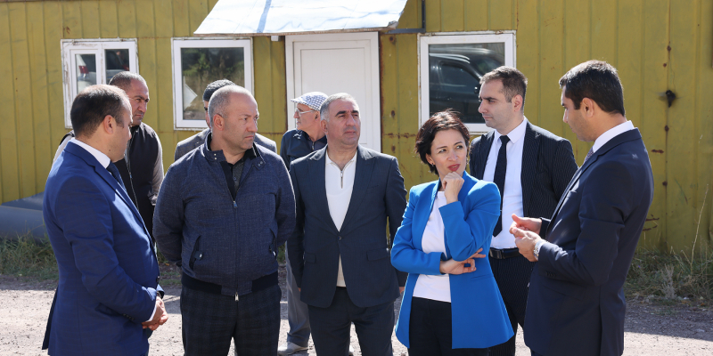 Ժաննա Անդրեասյանը հետևել է Գավառի պետական գյուղատնտեսական քոլեջի նոր մասնաշենքի կառուցման աշխատանքներին