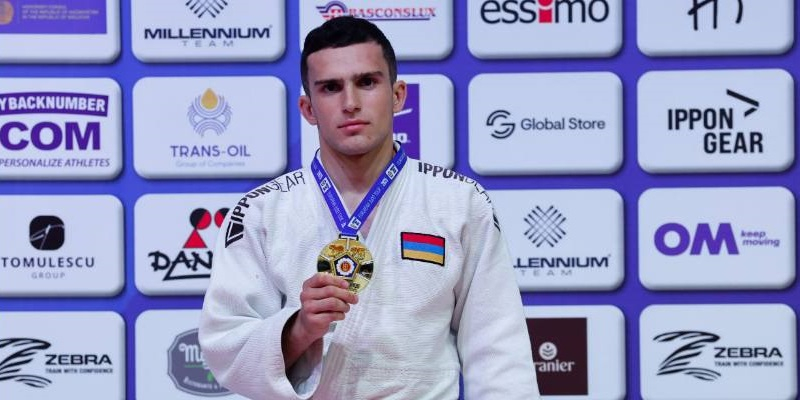 Վահե Աղասյանը՝ ձյուդոյի Եվրոպայի Մ23 տարեկանների առաջնության հաղթող
