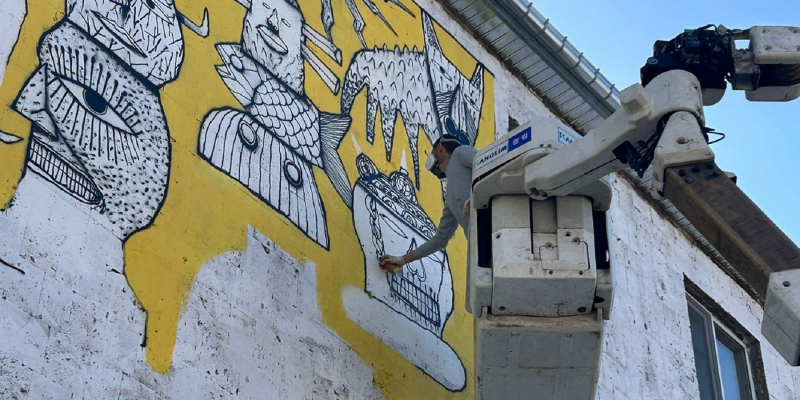 Ապարանում ստեղծվել է «Միկրոտիեզերք» մուրալը