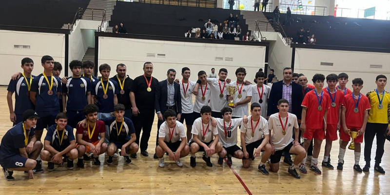 7-12-րդ դասարանների աշակերտների միջև սպարտակիադայի ծրագրով կայացել են ֆուտզալի հանրապետական եզրափակիչ փուլի մրցումները