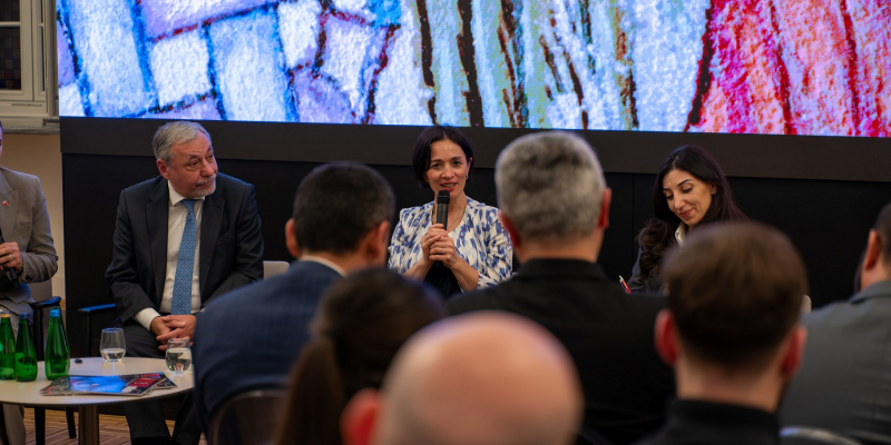 ԿԳՄՍ նախարար Ժաննա Անդրեասյանը հանդիպել է Լեհաստանում ստեղծագործող հայ արվեստագետների և մշակութային գործիչների հետ