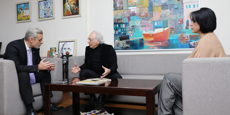 Կինոռեժիսոր, պրոդյուսեր Սերժ Ավետիքյանի հետ քննարկվել են մշակութային մի շարք նախագծեր