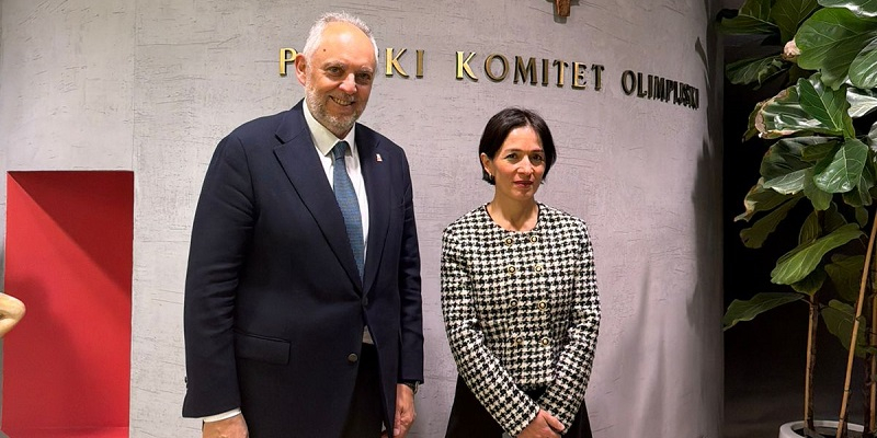 Ժաննա Անդրեասյանն այցելել է Լեհաստանի օլիմպիական կոմիտե