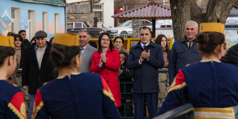 Հասմիկ Ավագյանը Ճամբարակում մասնակցել է վորքաութ մարզահրապարակի բացմանը