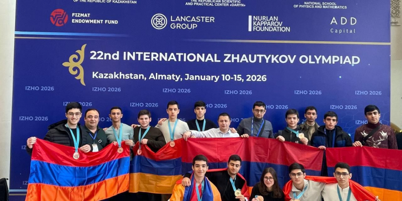 ժաուտիկովյան 22-րդ միջազգային օլիմպիադայում ՀՀ դպրոցականներն արժանացել են 4 ոսկե, 2 արծաթե և 15 բրոնզե մեդալների